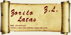 Zorilo Latas vizit kartica